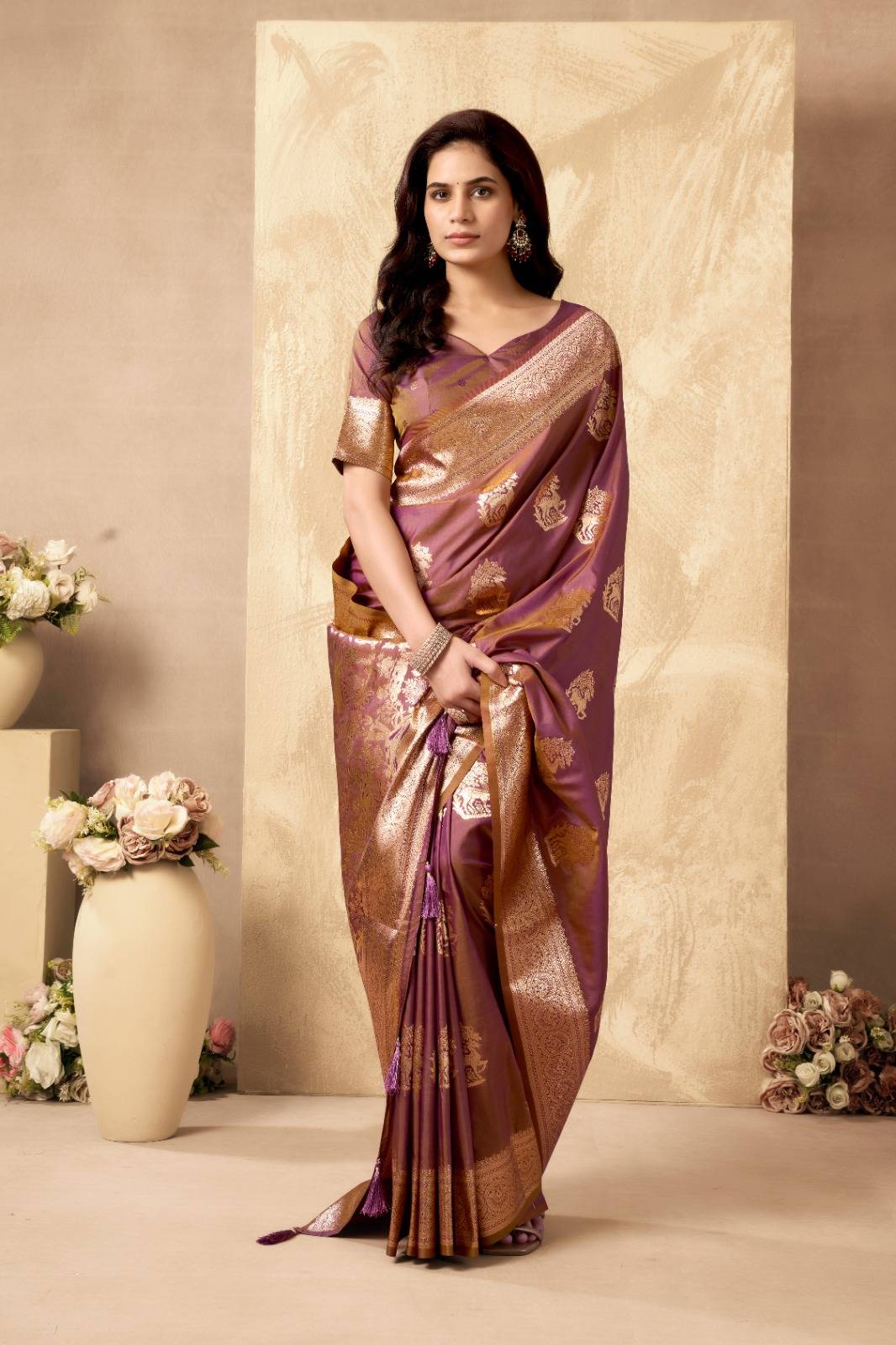 Sabyasachi By Gobuni 01 To 03 Series Indian Traditional Wear Collection Fancy Colorful Party Wear Soft Silk Saree At Wholesale Price